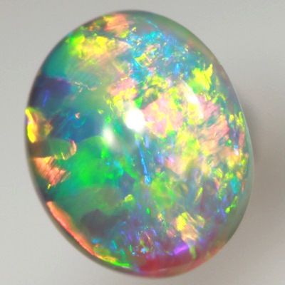 SOLID SEMI BLACK OPAL Bright multicolour fire always